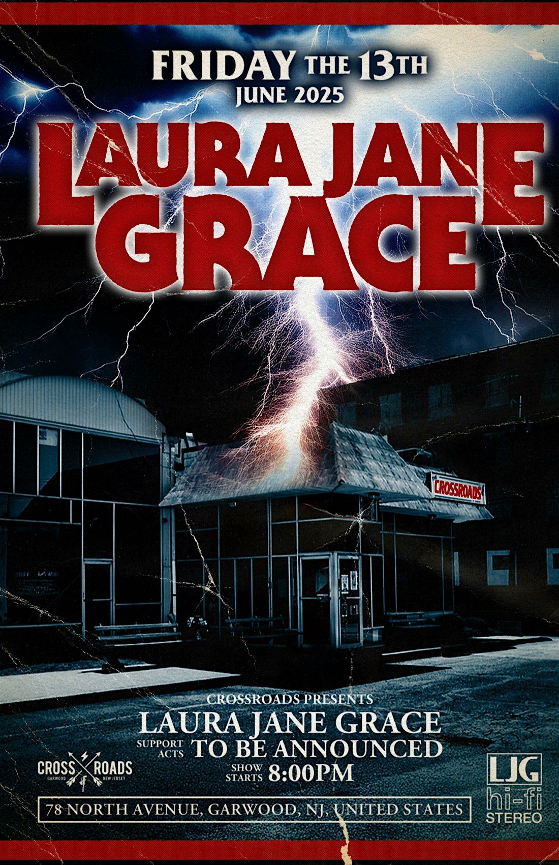 Laura Jane Grace & Band @ Crossroads, 13 June | Event in Garwood | AllEvents