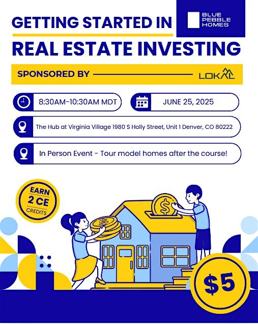 CE Course: Getting Started in Real Estate Investments, 25 June | Event in Denver | AllEvents