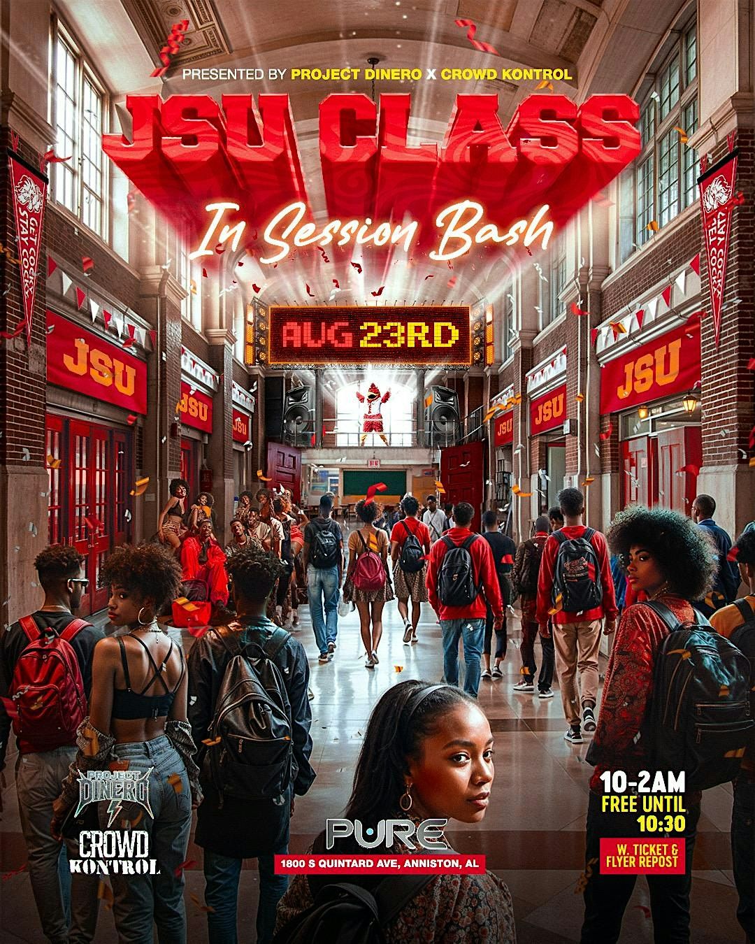 CLASS IN SESSION BASH, 23 August | Event in Anniston | AllEvents