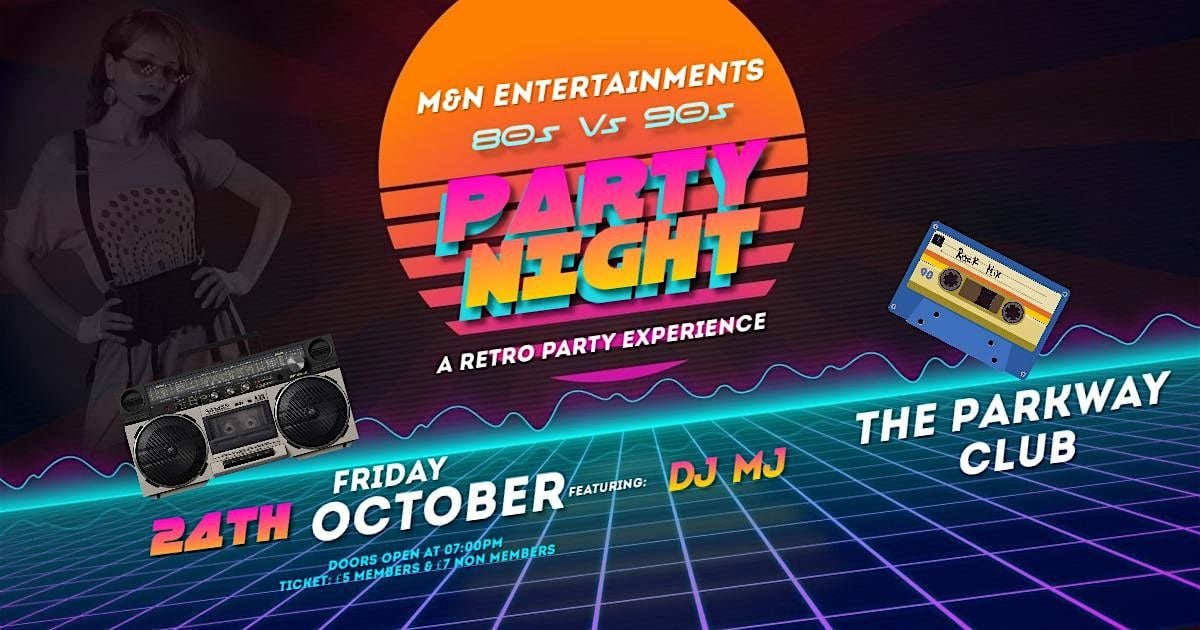 80s Vs 90s Night, 24 October | Event in Peterborough | AllEvents
