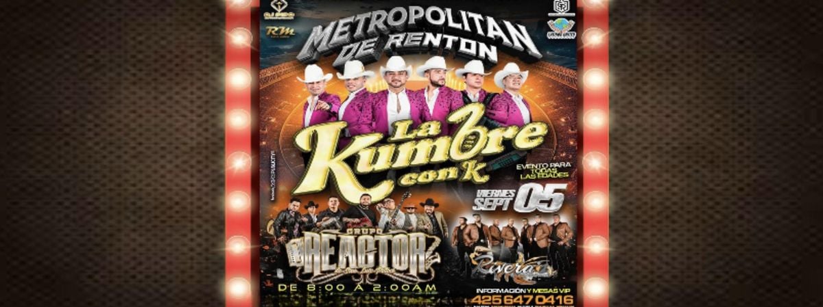 LA KUMBRE CON K Y MAS..., 5 September | Event in Renton | AllEvents