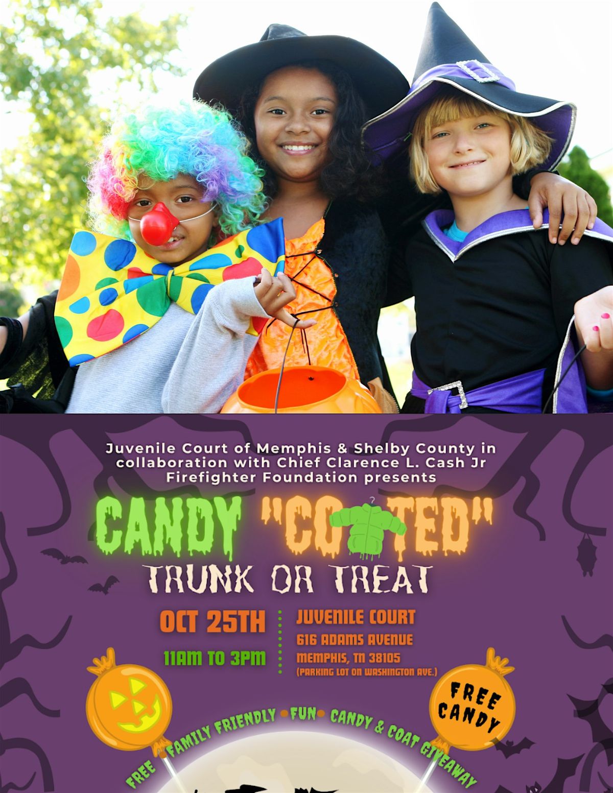 Candy “Coated” Trunk or Treat, 25 October | Event in Memphis | AllEvents