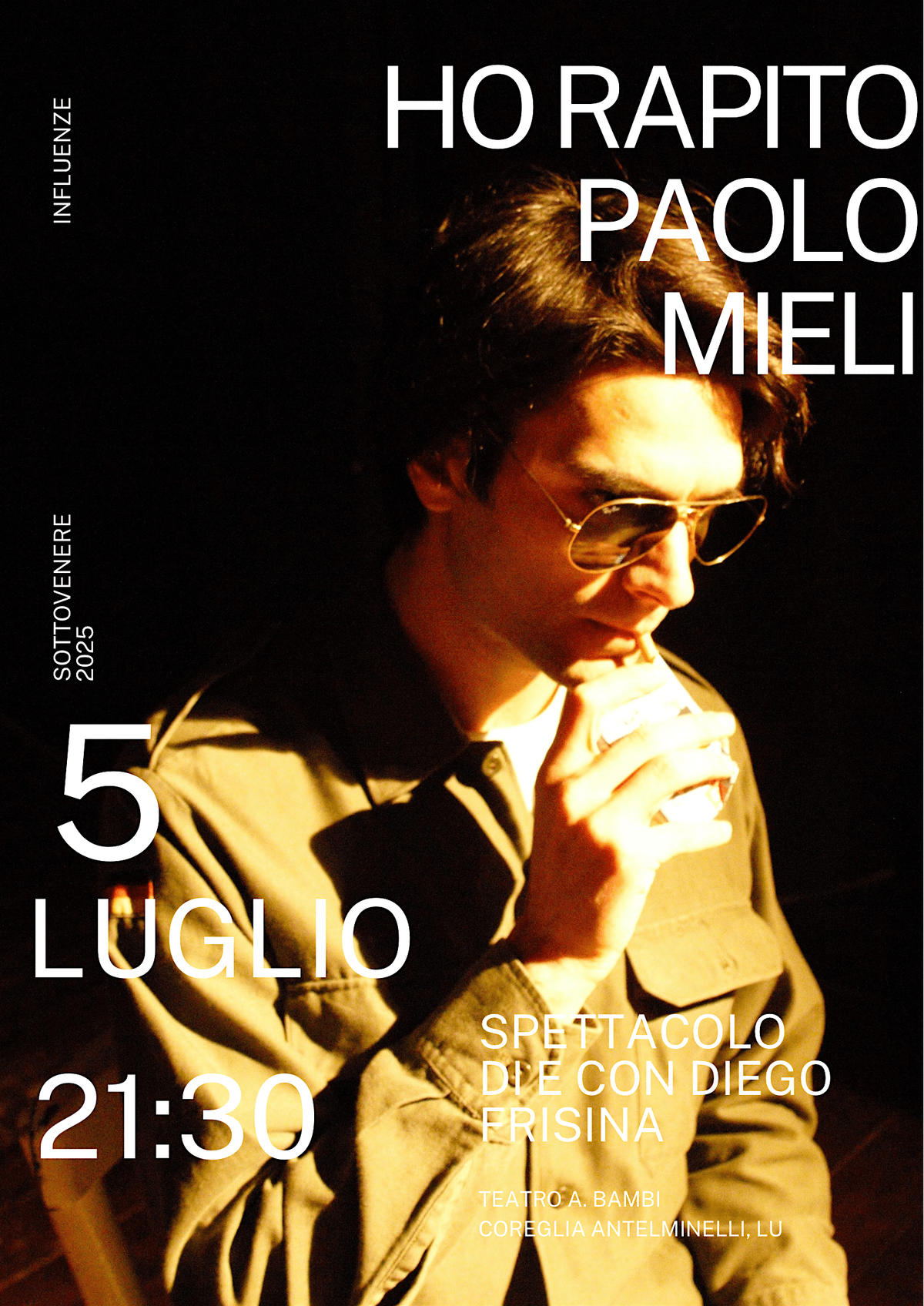 "Ho rapito Paolo Mieli": spettacolo di e con Diego Frisina, 5 July | Event in Coreglia Antelminelli