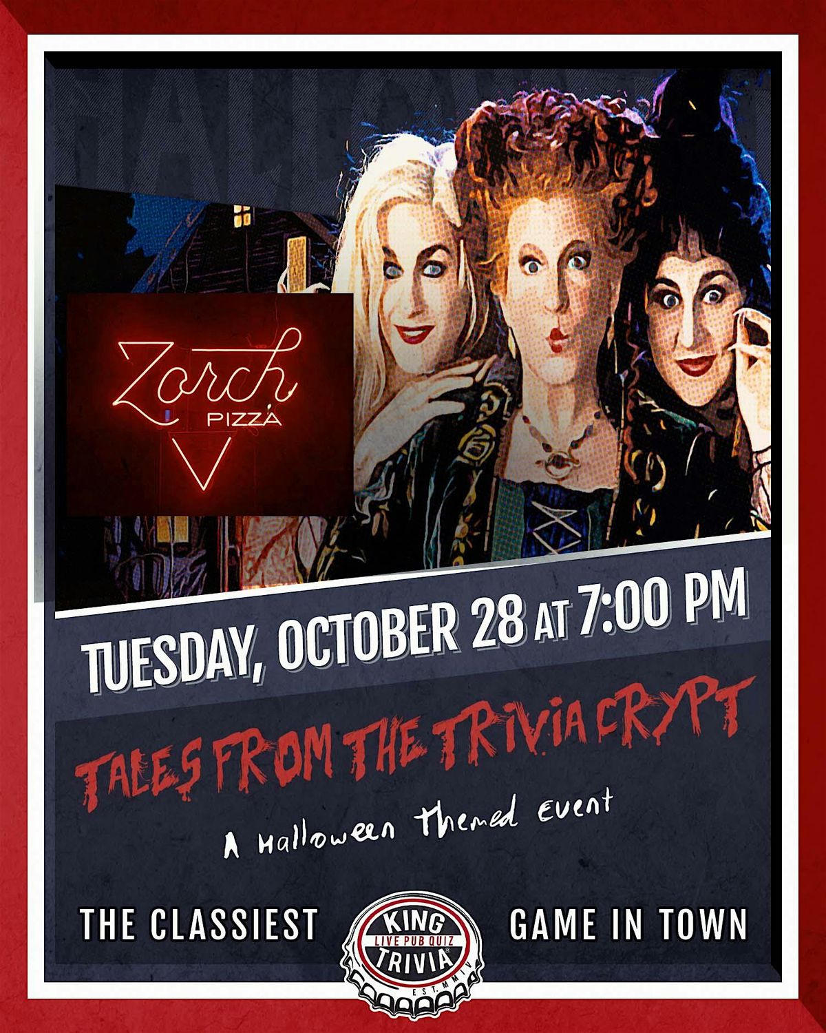 Halloween Trivia Night at Zorch Pizza Parlor, 28 October | Event in Richmond | AllEvents