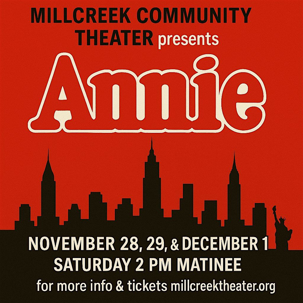 Millcreek Community Theater Annie Preview Performance William Penn, 25 November | Event in Millcreek | AllEvents