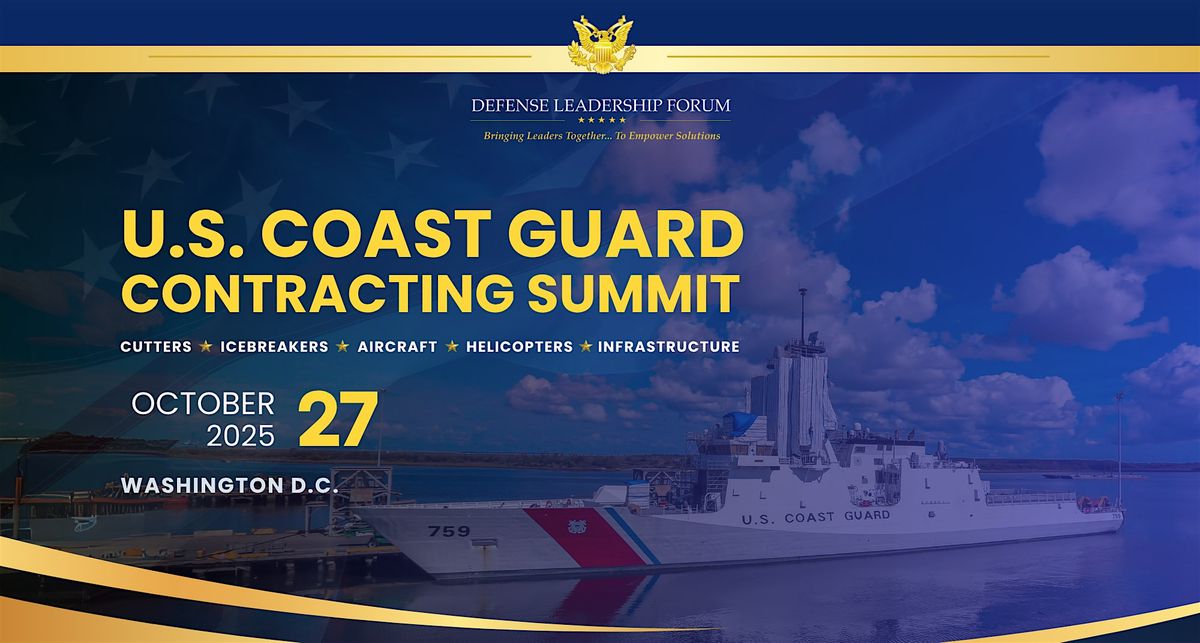 U.S. COAST GUARD CONTRACTING SUMMIT, 27 October | Event in Reston | AllEvents