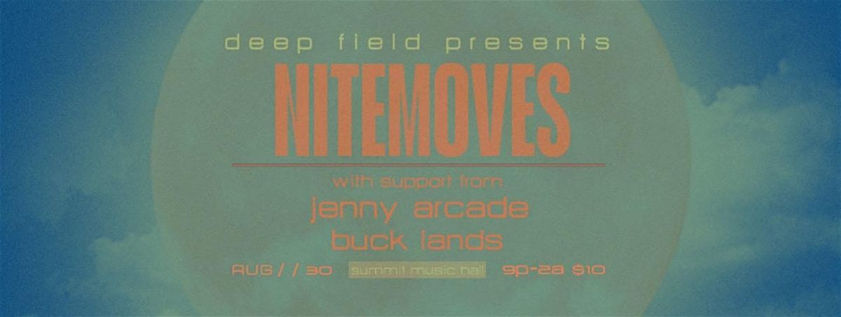 Deep Field ft. Nitemoves (Tycho) @ The Summit Music Hall, 30 August | Event in Columbus | AllEvents
