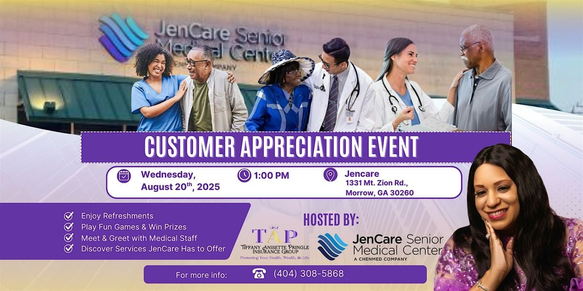 Customer Appreciation Event with TAP Insurance Group & JenCare, 20 August | Event in Morrow | AllEvents