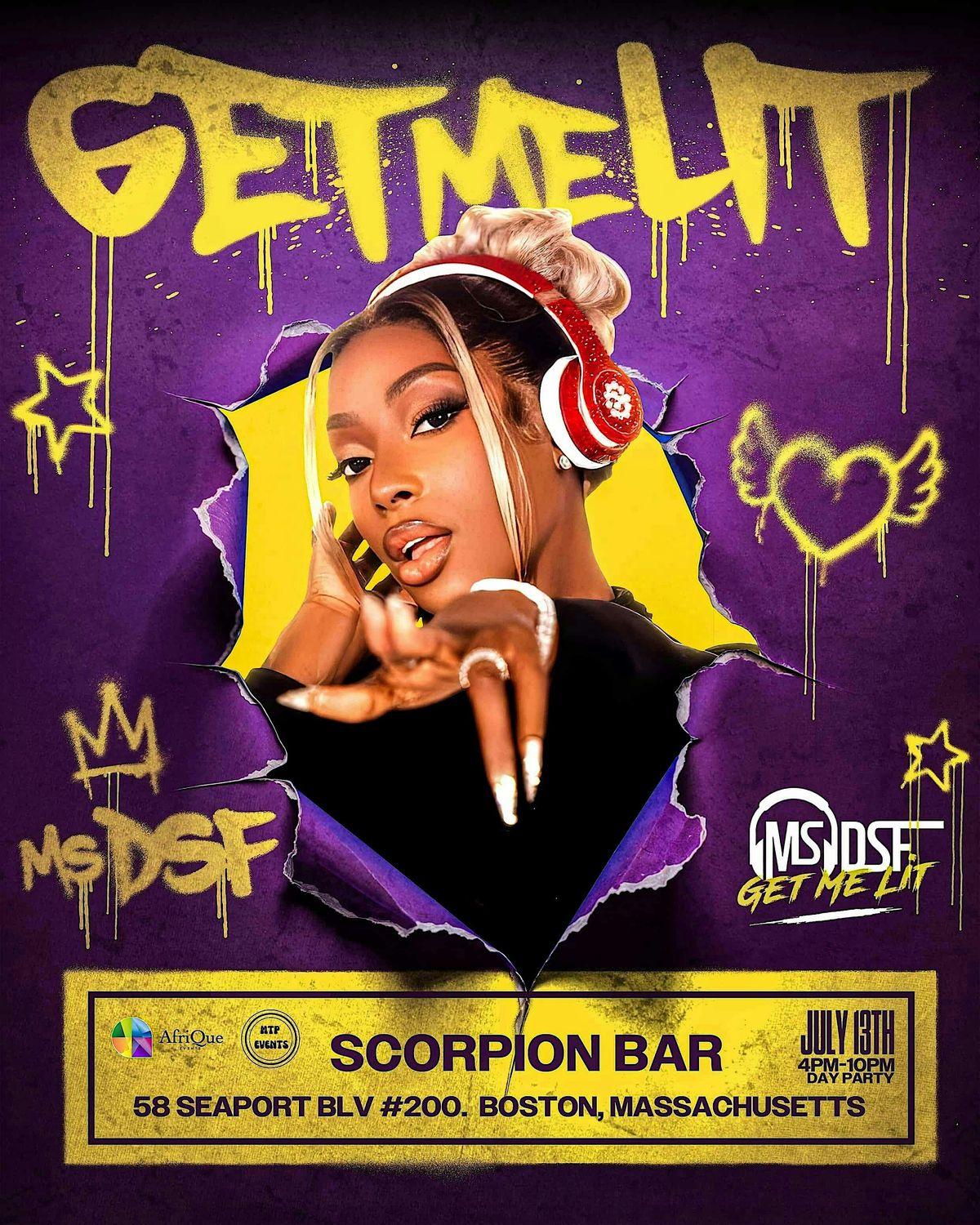 Get lit with MsDSF | Scorpion Bar |  Sun July 13th, 13 July | Event in Boston | AllEvents
