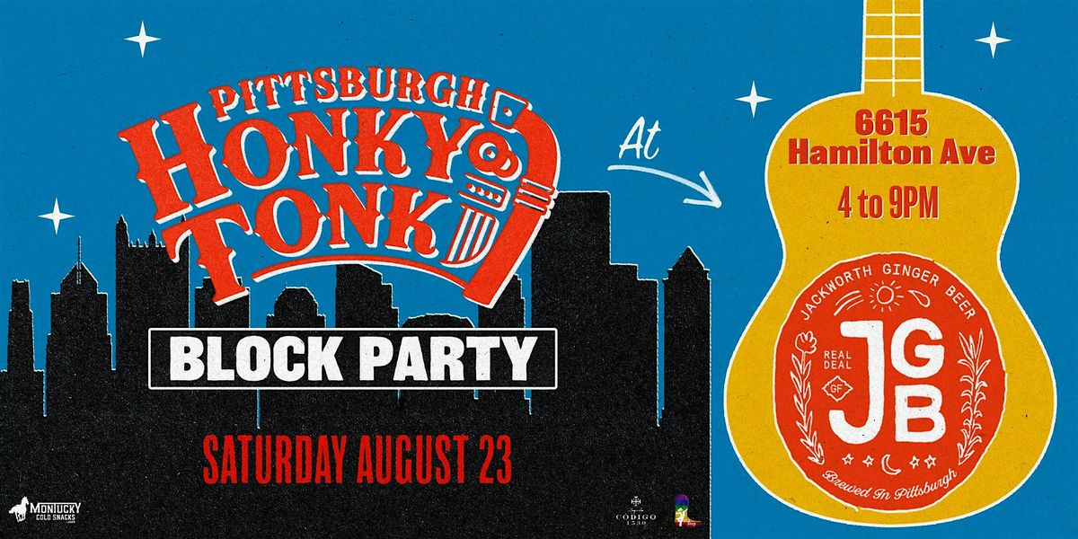 Pittsburgh Honky Tonk Block Party at Jackworth Ginger Beer, 23 August | Event in Pittsburgh | AllEvents