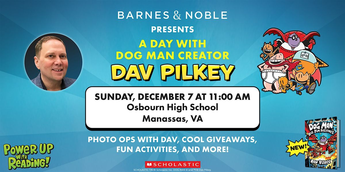 Barnes & Noble presents: A morning with Dav Pilkey!, 7 December | Event in Manassas | AllEvents