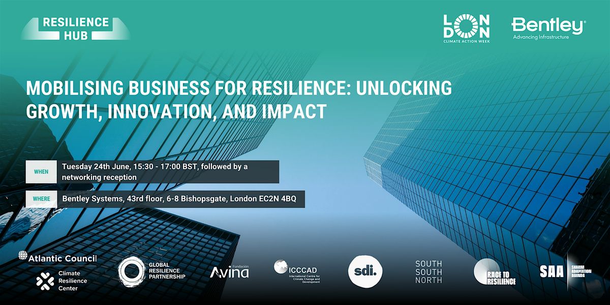 Mobilising business for resilience: Unlocking growth, innovation, & impact | Event in London | AllEvents