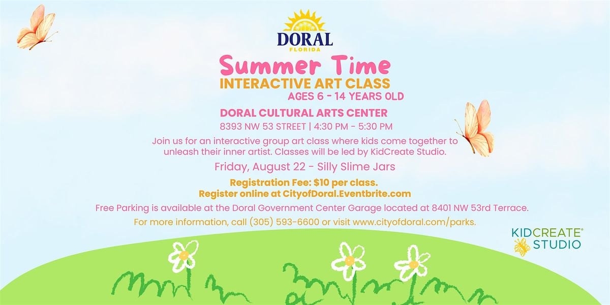 Silly Slime Jars - Interactive Art Class, 22 August | Event in Doral | AllEvents