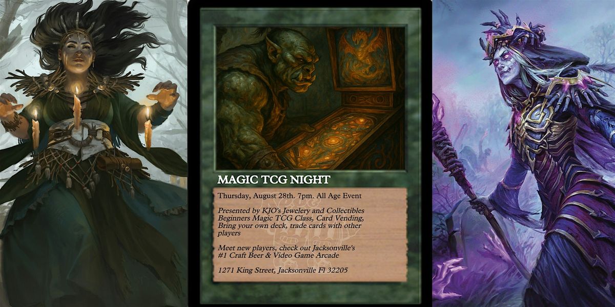 Magic The Gathering Card Game Pop Up, 28 August | Event in Jacksonville | AllEvents