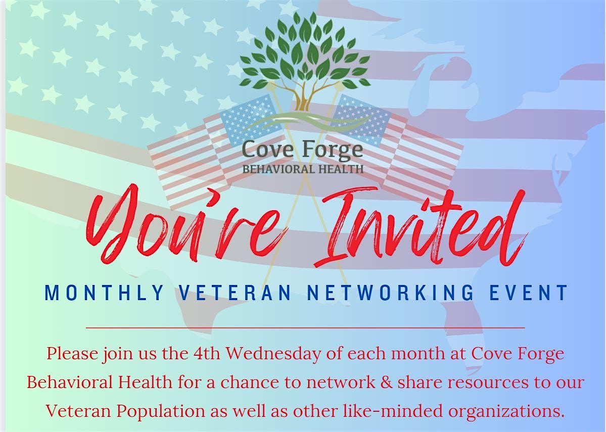 Cove Forge Behavioral Health: May Veteran Networking Event | Event in Williamsburg | AllEvents