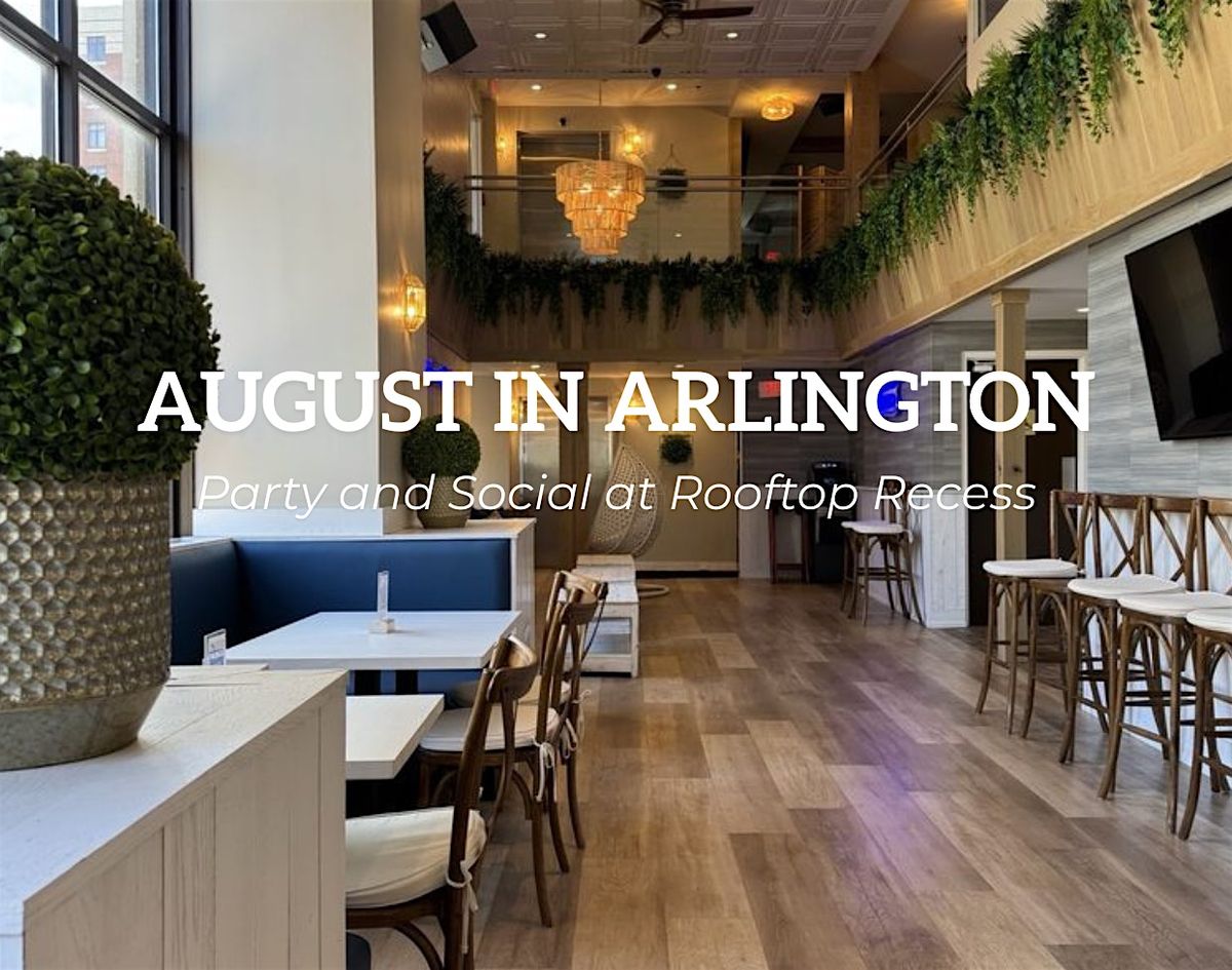 Arlington in August: Party + Social | DCs Top Young Social Club, 29 August | Event in Arlington | AllEvents