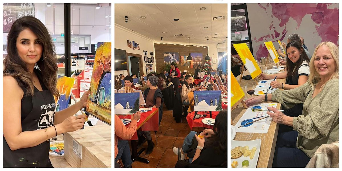 " Palette and Pinot" : Sip, paint and create!, 29 November | Event in White Rock | AllEvents