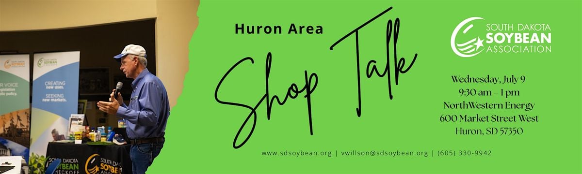 Huron Area Shop Talk, 9 July | Event in Huron | AllEvents