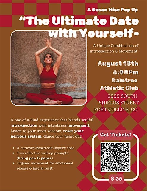 Ultimate Date with Yourself- Unique Combination of Introspection & Movement, 18 August | Event in Fort Collins