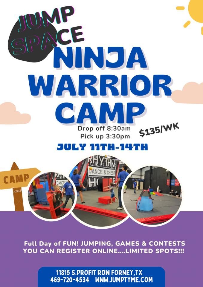 NINJA WARRIOR SUMMER CAMP, 11815 S Profit Row, Forney, TX 751267037