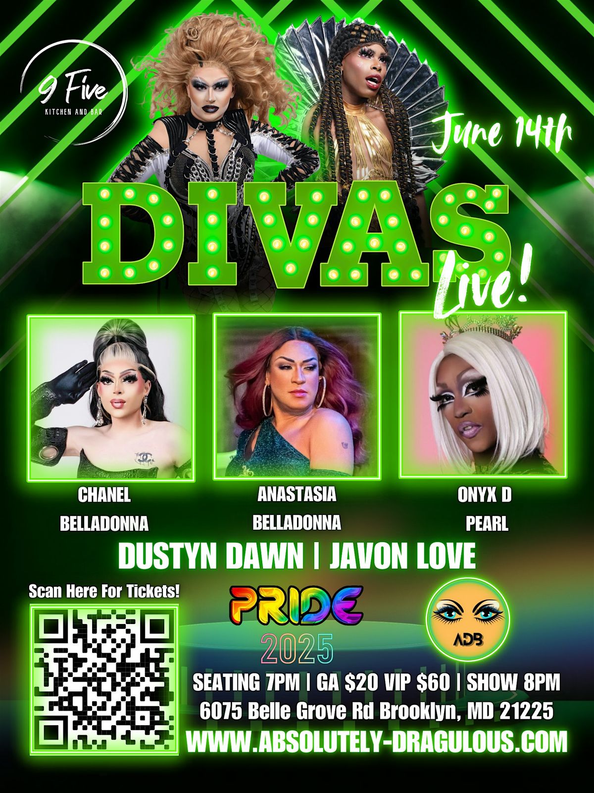 Divas LIVE! Pride!, 14 June | Event in Baltimore | AllEvents