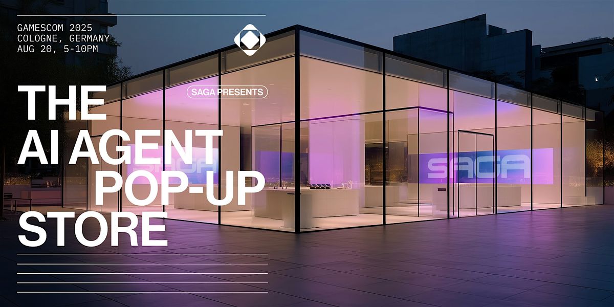 Saga AI Agent Pop-Up Store at gamescom, 20 August | Event in Köln | AllEvents