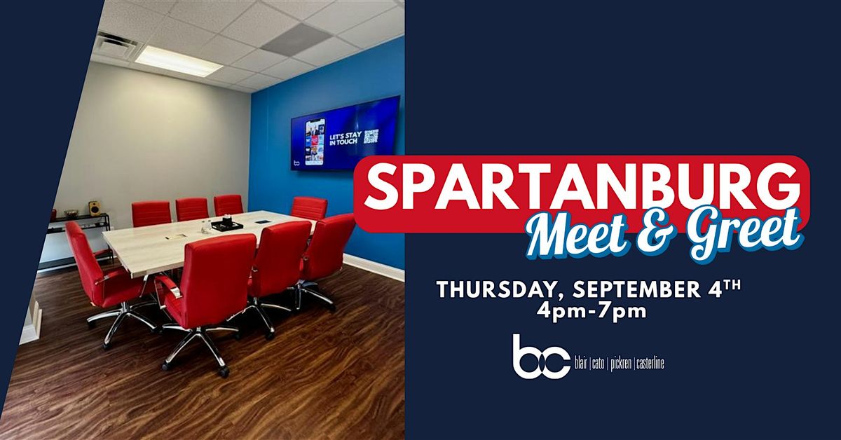 Blair Cato Spartanburg Meet & Greet, 4 September | Event in Spartanburg | AllEvents