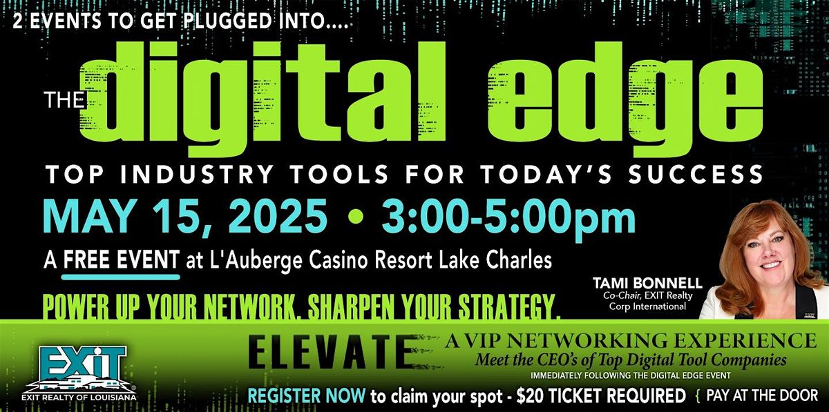 The Digital Edge, 15 May | Event in Lake Charles | AllEvents