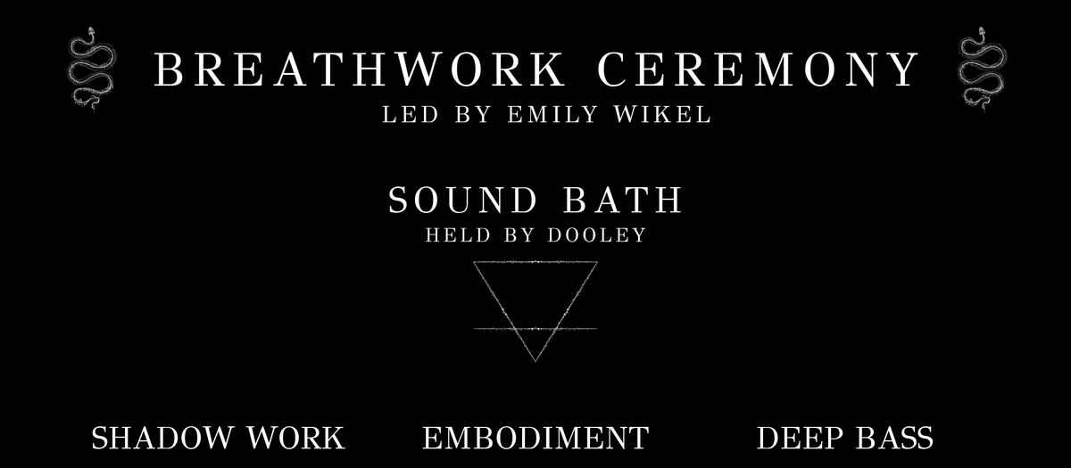 Breathwork & Bass: A Shadow Work Journey with Emily & Dooley, 9 September | Event in Denver | AllEvents