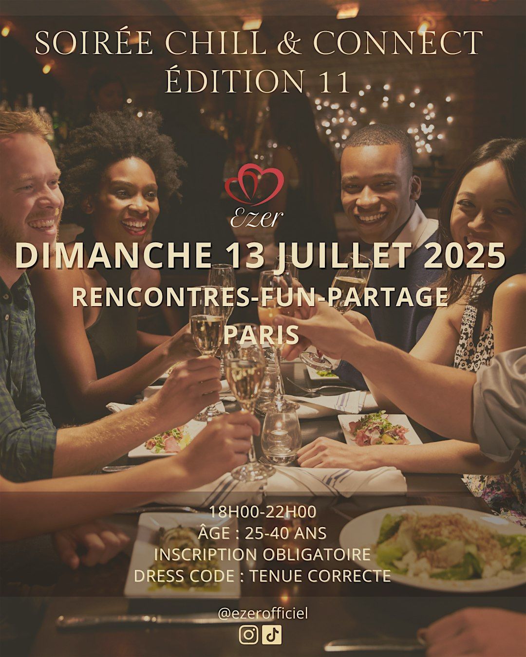 Chill & Connect by Ezer édition 11, 13 July | Event in Paris | AllEvents