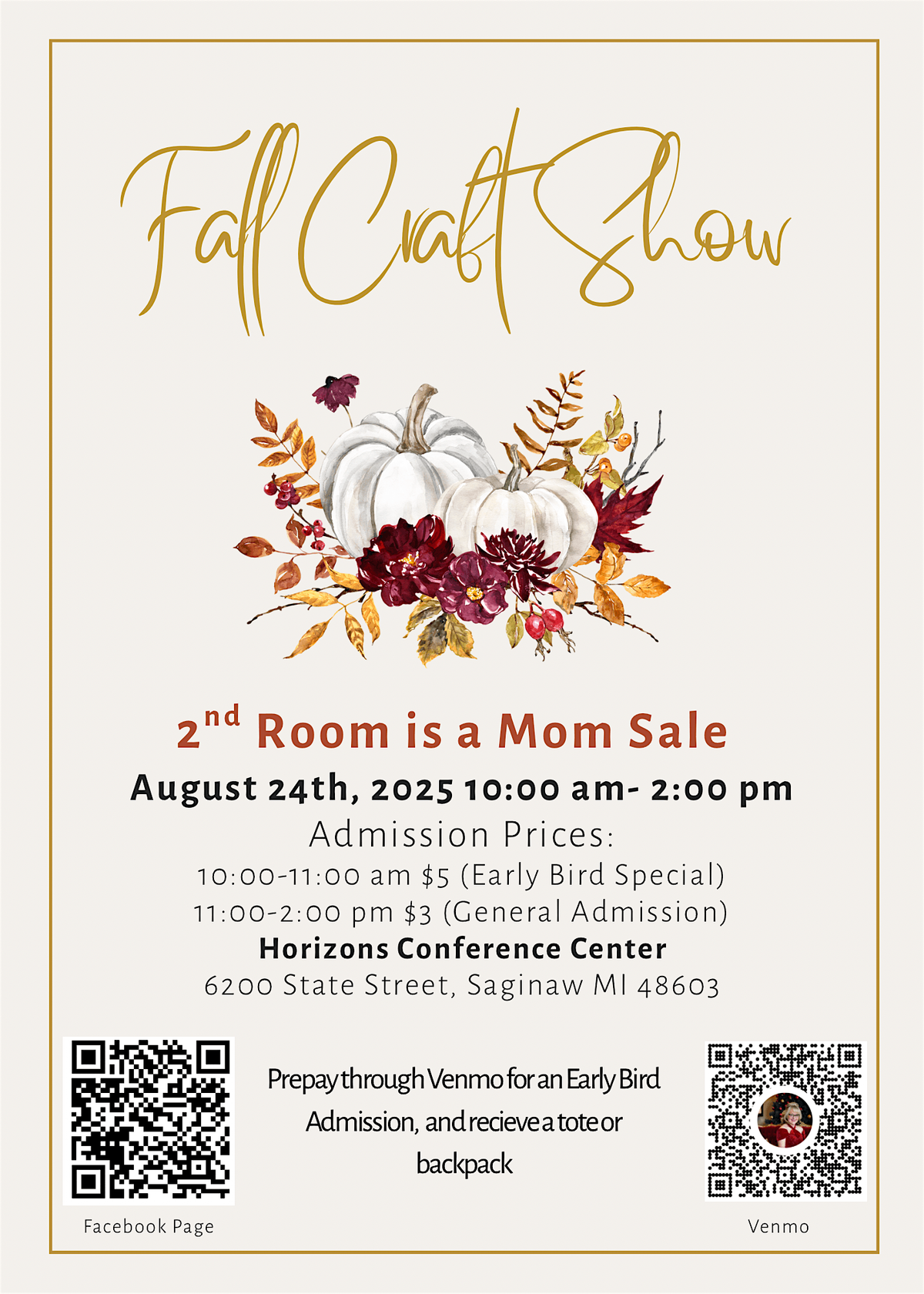 Fall Craft Show, 24 August | Event in Saginaw | AllEvents