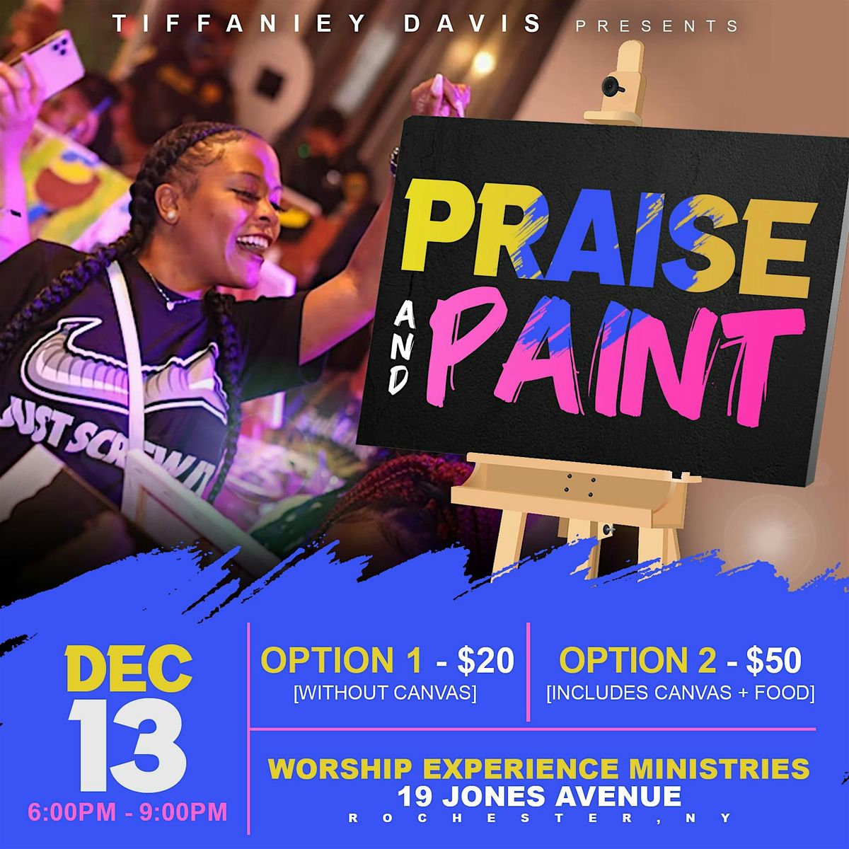 PRAISE AND PAINT, 13 December | Event in Rochester | AllEvents