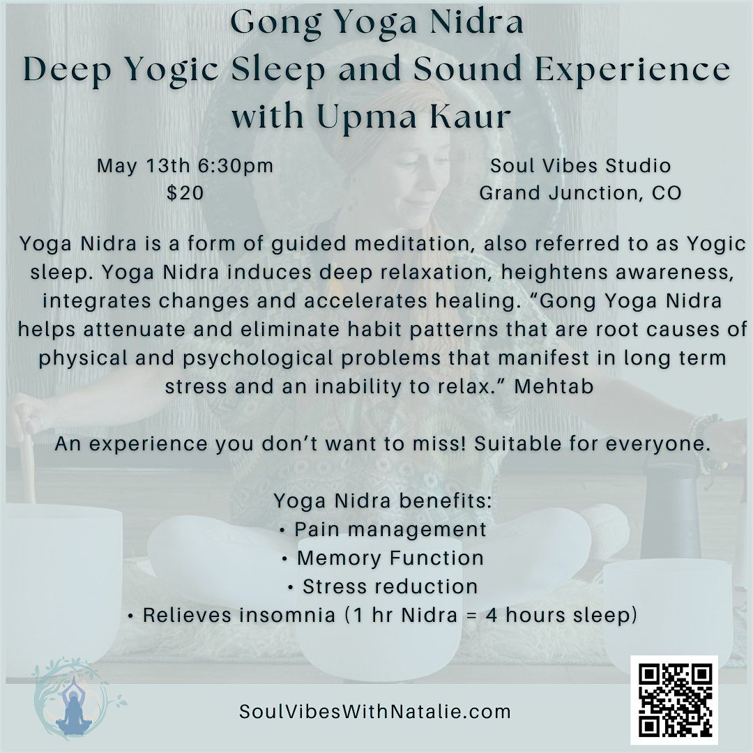 Gong Yoga Nidra - Yogic Sleep with Healing Vibrations from the Gong, 13 May | Event in Grand Junction | AllEvents
