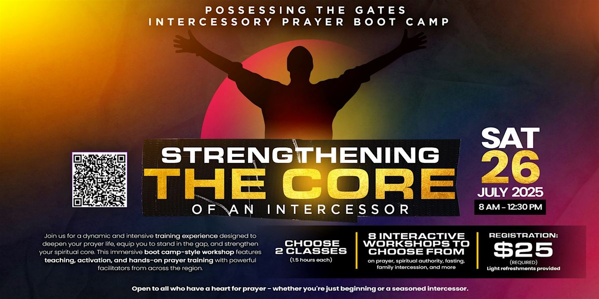 Strengthening the Core of an Intercessor, 26 July | Event in Woodlawn | AllEvents