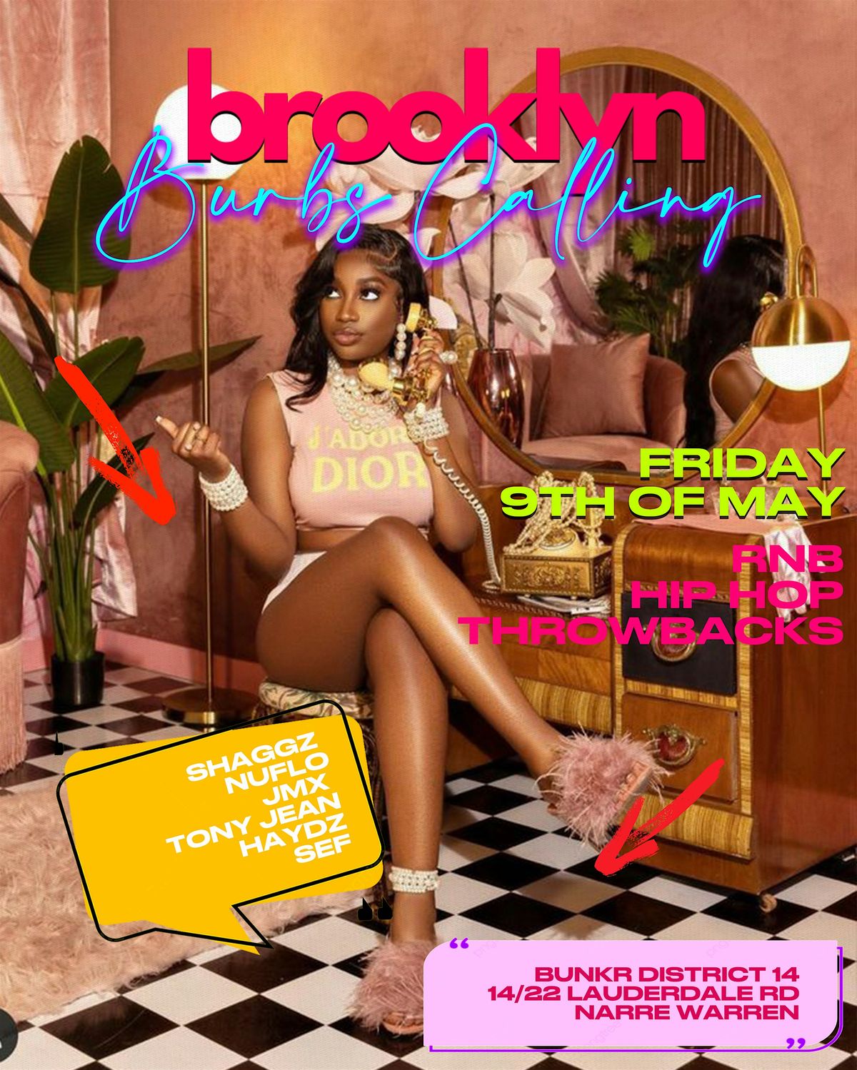 BROOKLYN BURBS TAKEOVER AT BUNKR DISTRICT 14 NARREWARRN, 9 May | Event in Narre Warren | AllEvents