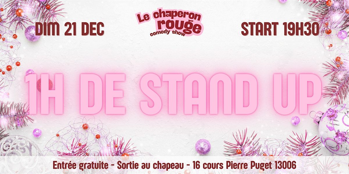 Chaperon Comedy Show Noël, 21 December | Event in Marseille | AllEvents