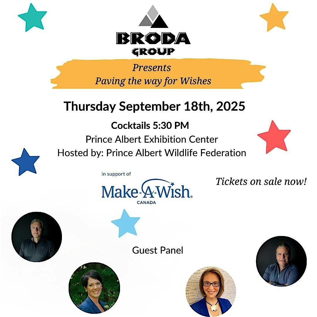 Broda Group Presents Paving the way for Wishes, 18 September | Event in Prince Albert | AllEvents