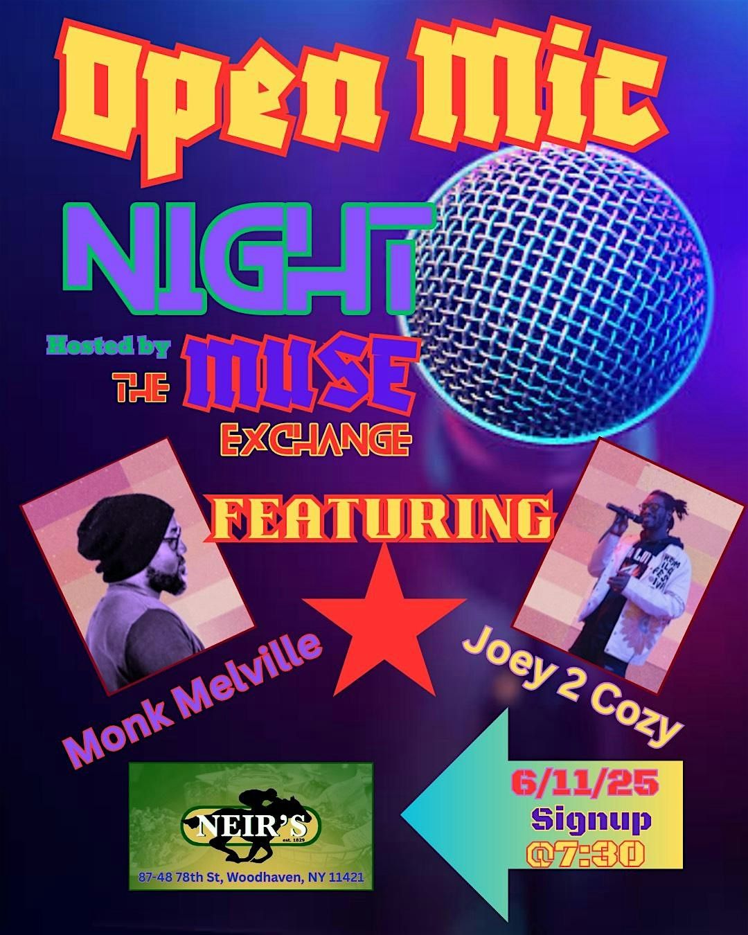 The Muse Exchange at Neir's Tavern, 11 June | Event in Queens | AllEvents