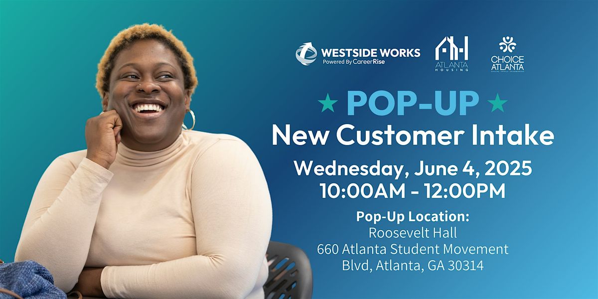 Westside Works New Customer Intake: Pop-Up Session at Roosevelt Hall, 4 June | Event in Atlanta | AllEvents