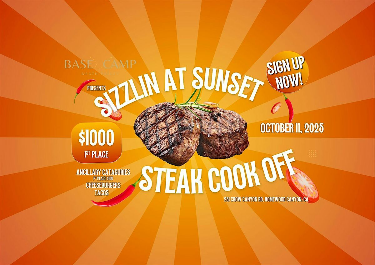 Sizzlin’ at Sunset Steak Cookoff, 11 October | Event in Homewood Canyon | AllEvents