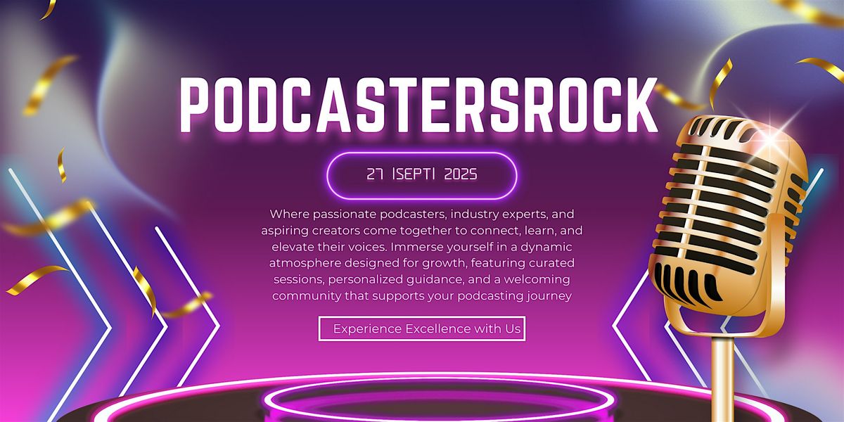 PodcastersRock 2025, 27 September | Event in Fredericksburg | AllEvents