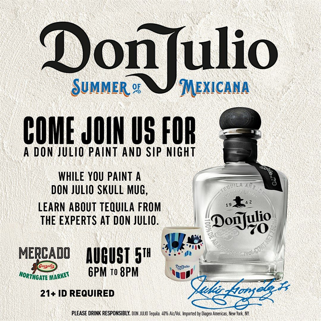 Don Julio Calavera Cup Paint & Sip, 5 August | Event in Costa Mesa | AllEvents