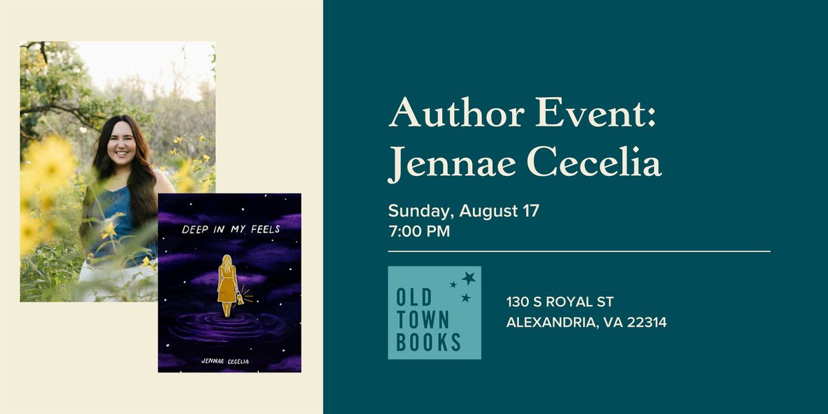 Author Event: Jennae Cecelia - Deep In My Feels, 17 August | Event in Alexandria | AllEvents