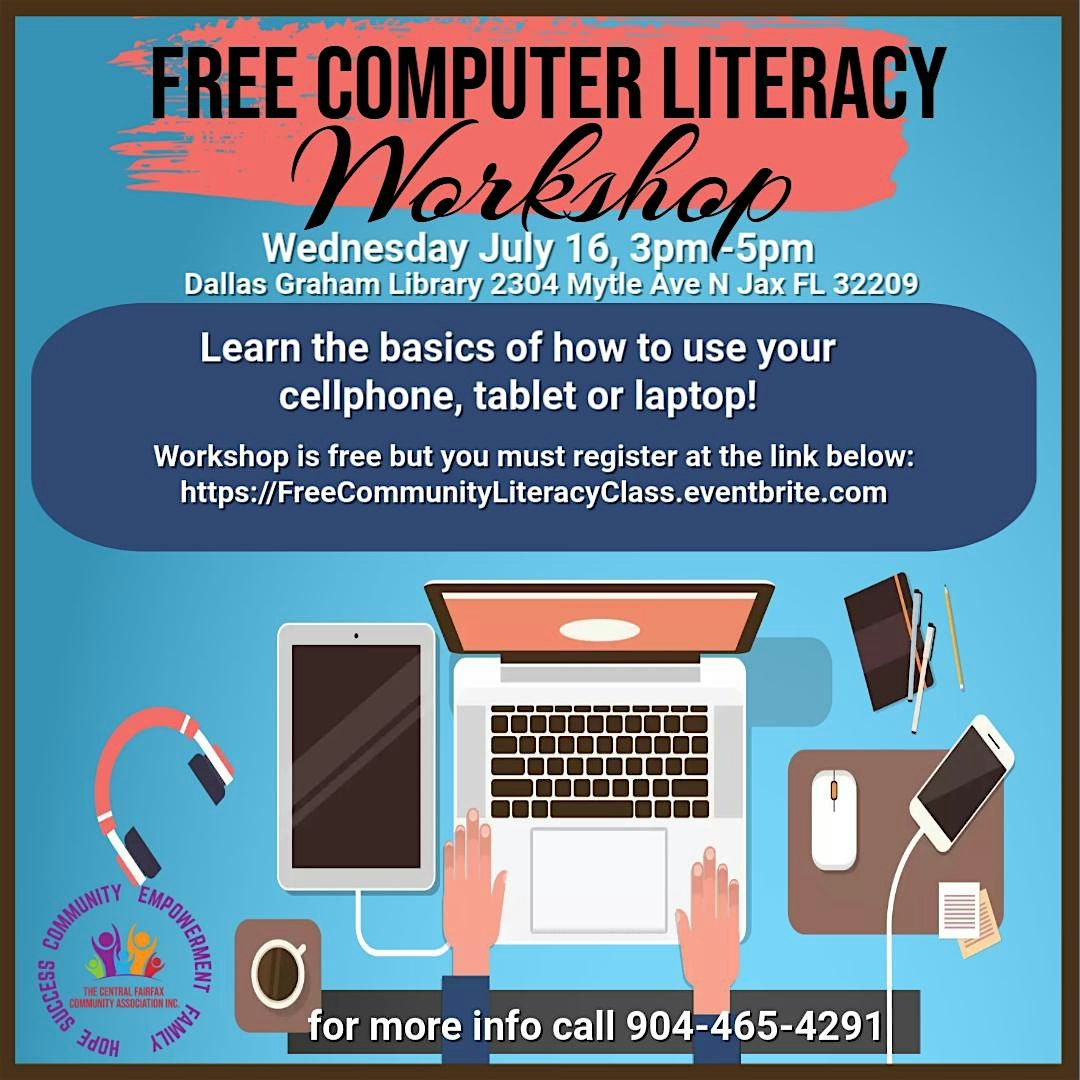Free Community Literacy Class – Learn to Use Your Device!, 16 July | Event in Jacksonville | AllEvents