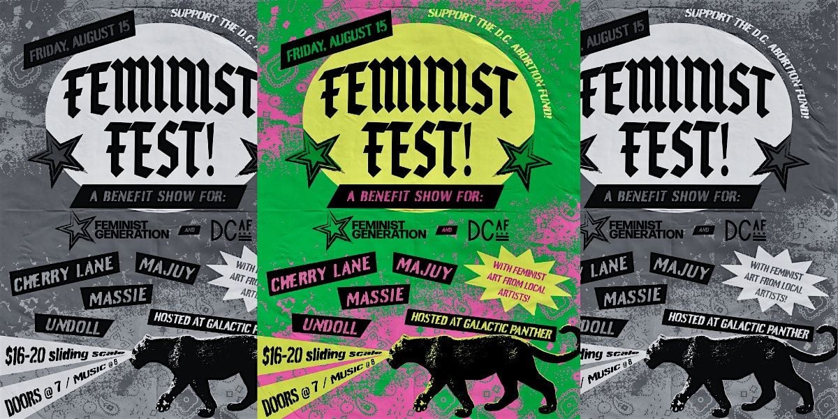 Feminist Fest - A Benefit for DC Abortion Fund and Feminist Generation, 15 August | Event in Alexandria | AllEvents