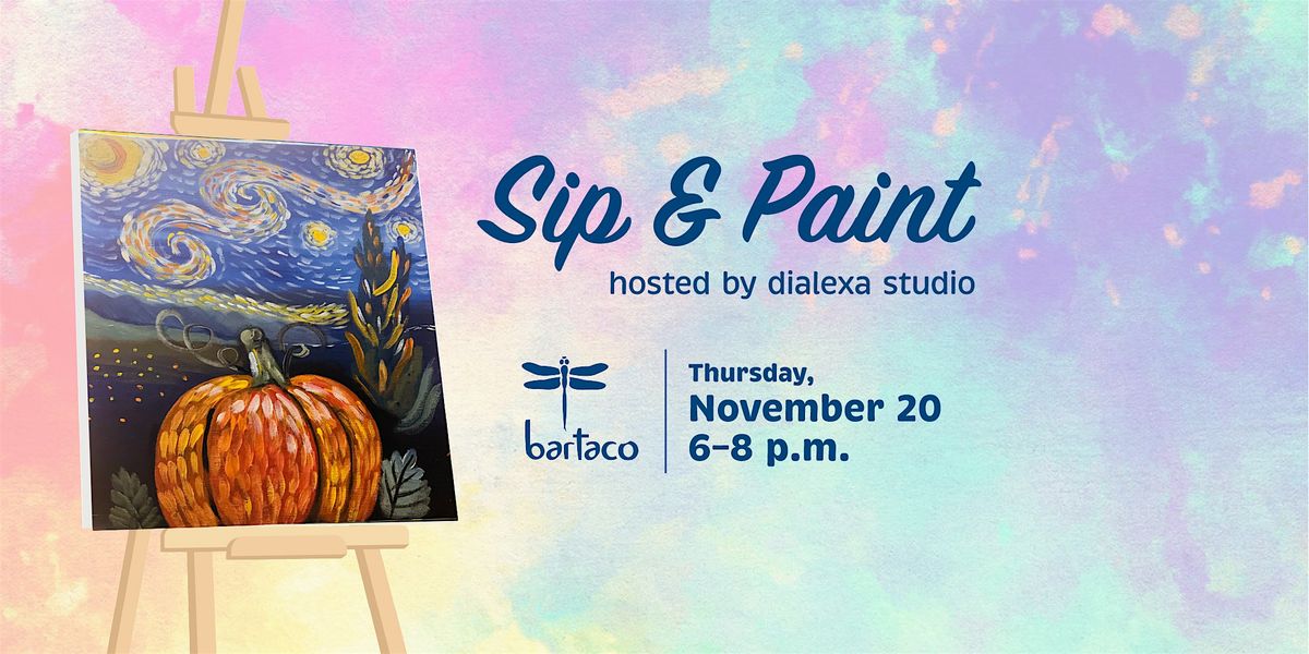 Sip & Paint at bartaco, 20 November | Event in Orlando | AllEvents