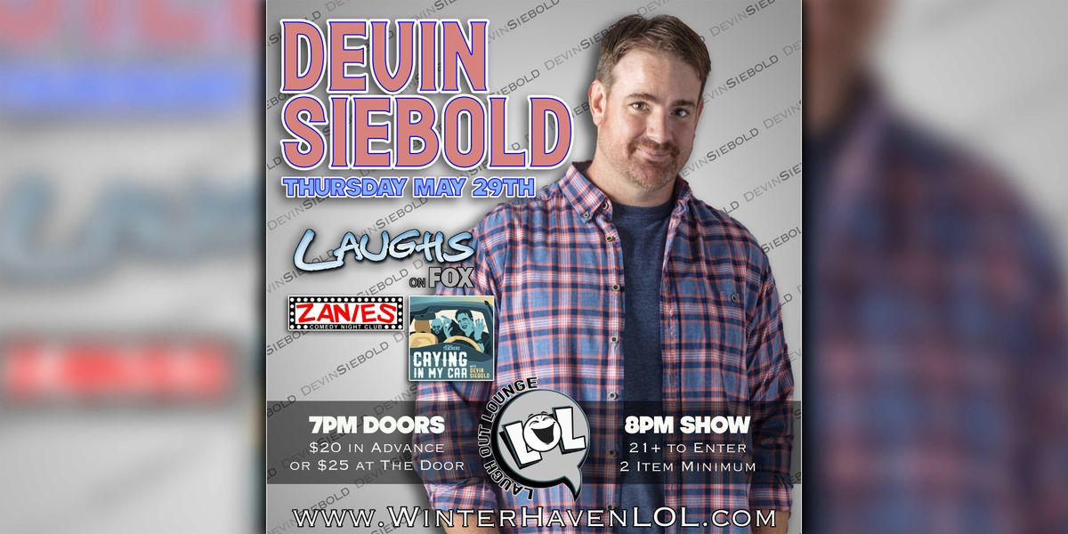 Devin Siebold from Bored Teachers!, 29 May | Event in Winter Haven | AllEvents