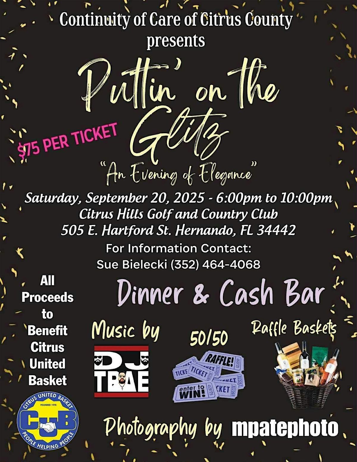 Puttin' on the Glitz 2025 Fundraiser, 20 September | Event in Hernando | AllEvents