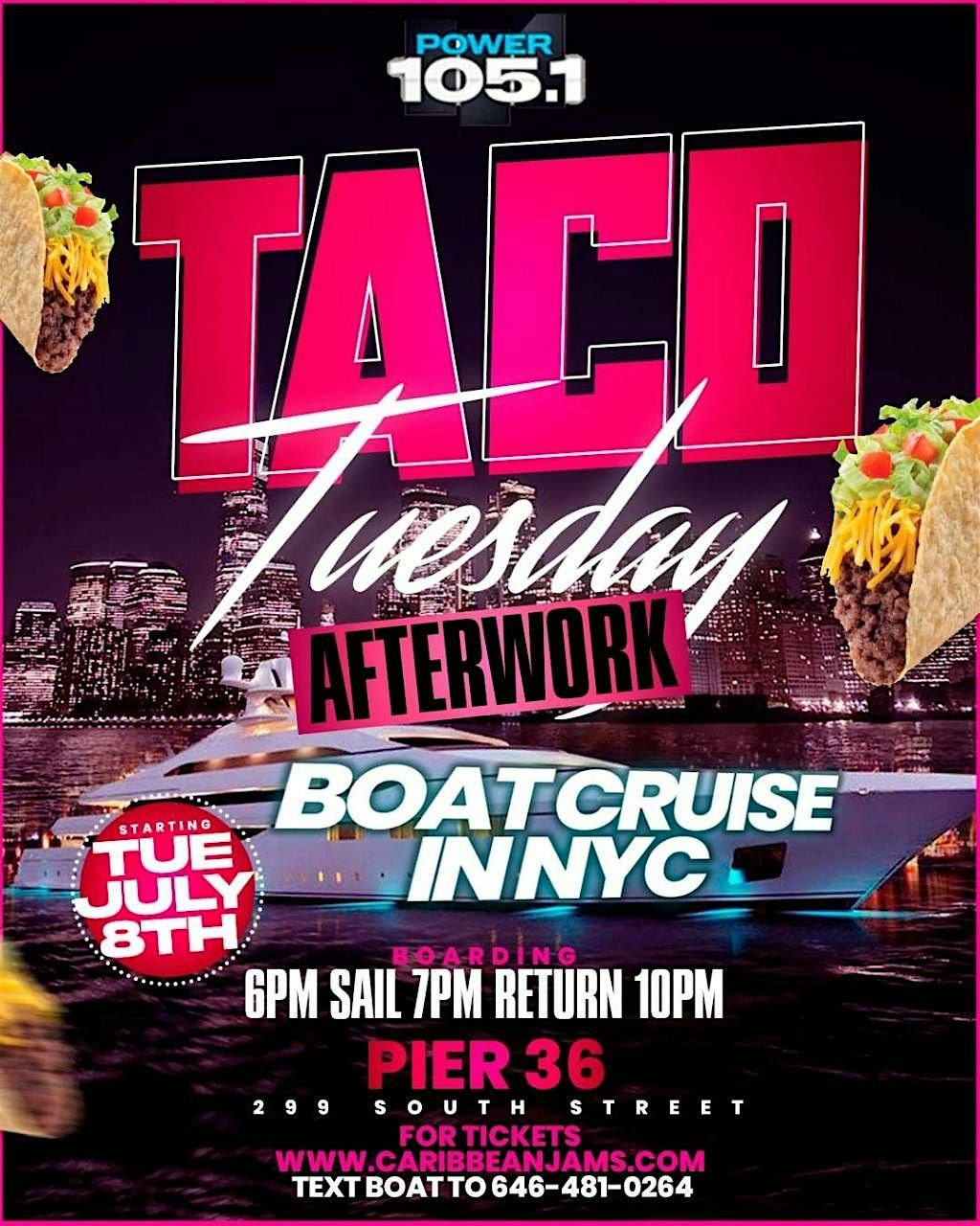 Taco Tuesday After Work Cruise In Nyc | Event in New York | AllEvents