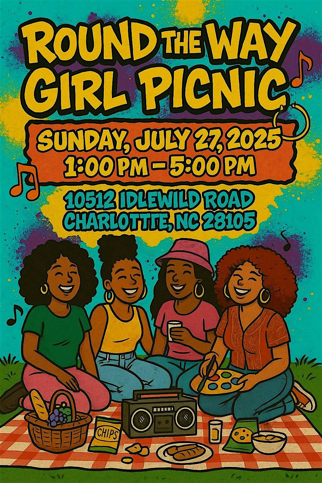Round The Way Girl Picnic 2025, 27 July | Event in Matthews | AllEvents